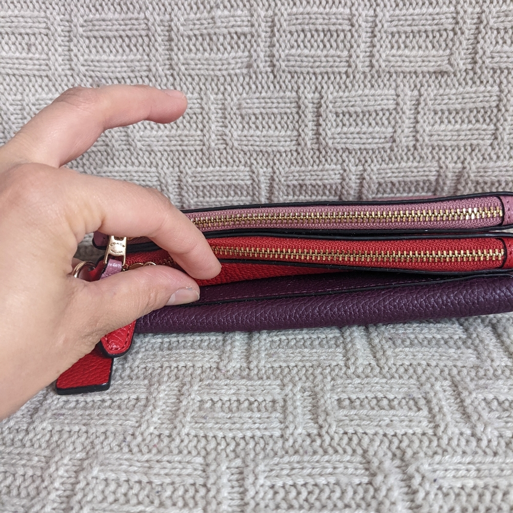 SOLD - Coach Small Triple Wristlet in Colorblock - EUC - Picture 15 of 15